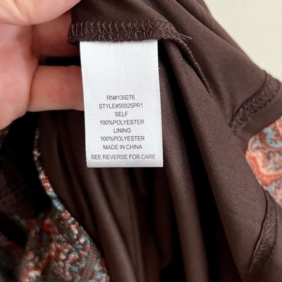 ⭐️⭐️Daniel Rainn Boho Drop Waist Crochet Accent Dress, NWT, Size Medium, - Picture 14 of 16